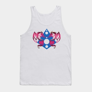 Blue Pyramid Dragons Tank Top